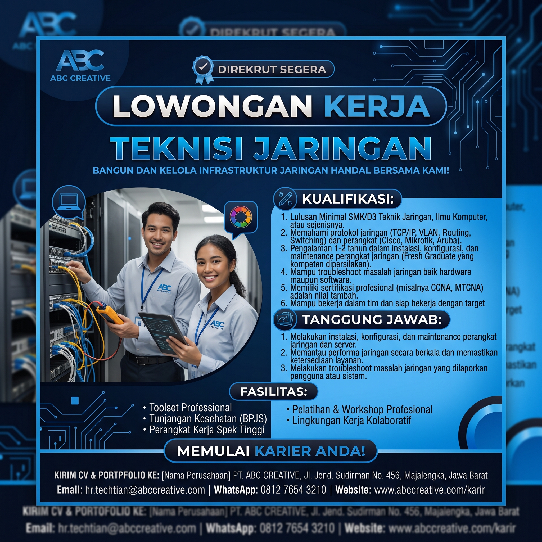 Banner Teknisi Jaringan